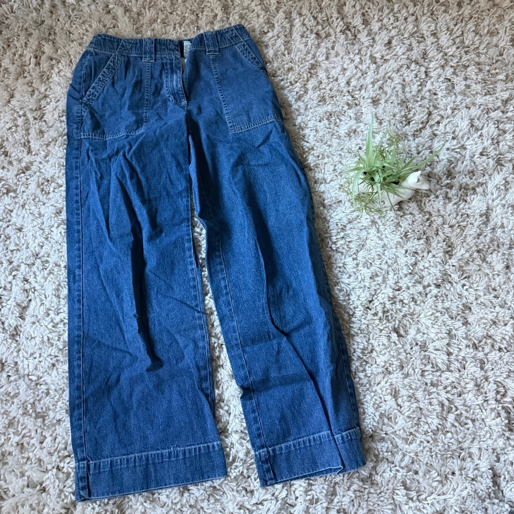 Marsh Landing petites 4P Indigo Cotton high waisted denim Jean Pants